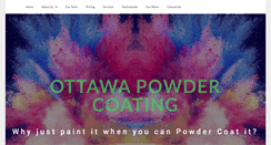 Desktop Screenshot of ottawapowdercoating.com